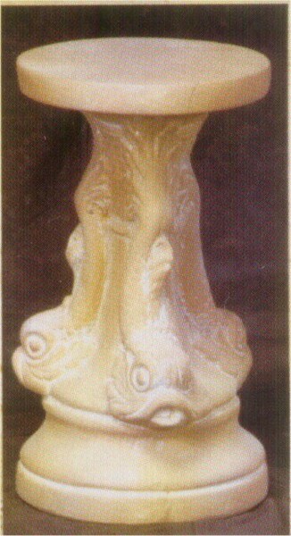 Cement table base Dolphin Pedestal Or Cocktail support outdoor